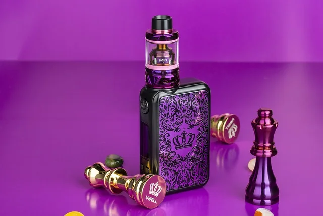 how to charge foger vape step-by-step infographic showing USB-C connection and LED indicator