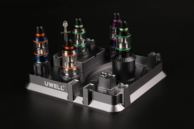 Loon Maxx Disposable Vape being charged via USB-C with LED indicators showing charging status